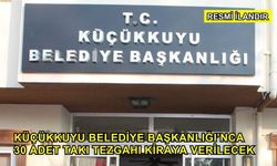 Küçükkuyu Belediye Başkanlığı’nca 30 Adet Takı Tezgahı Kiraya Verilecek