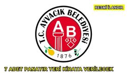 7 Adet Panayır Yeri Kiraya Verilecek