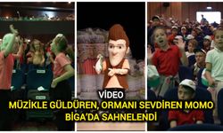 Müzikle Güldüren, Ormanı Sevdiren Momo Biga’da Sahnelendi