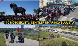 110 Motosikletli Şehitler Diyarında Buluştu: Çanakkale'de Anlamlı Ziyaret