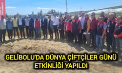 Çanakkale Gelibolu'da Dünya Çiftçiler Günü etkinliği yapıldı