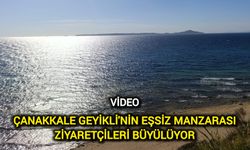 Çanakkale Geyikli'nin Eşsiz Manzarası Ziyaretçileri Büyülüyor