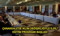 Çanakkale’de İklim Değişikliğiyle İlgili Eğitim Programı Başladı