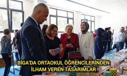 Biga’da Ortaokul Öğrencilerinden İlham Veren Tasarımlar