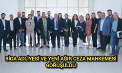 Biga Adliyesi ve Yeni Ağır Ceza Mahkemesi Görüşüldü