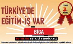 Eğitim-İş Biga’da Yine Birinci