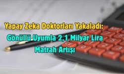 Yapay Zeka Doktorları Yakaladı: Gönüllü Uyumla 2,1 Milyar Lira Matrah Artışı