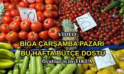 Biga Çarşamba Pazarı bu hafta bütçe dostu