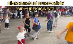 Biga’nın kalbi bu kez minik bir yürek için attı