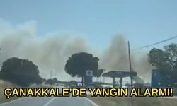 Çanakkale’de yangın alarmı!