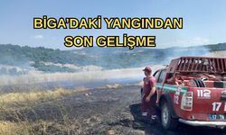Çanakkale'de tarım arazisinde çıkan yangın kontrol altında