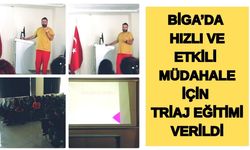 Biga’da hızlı ve etkili müdahale için triaj eğitimi verildi