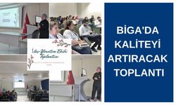 Biga'da sağlık hizmetlerinde kaliteyi artıracak toplantı