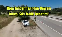 Biga Jandarmasından Bayram Öncesi Sıkı Trafik Denetimi!