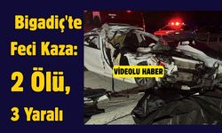 Bigadiç'te Feci Kaza: 2 Ölü, 3 Yaralı