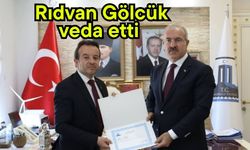 Rıdvan Gölcük veda etti