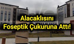 Alacaklısını foseptik çukuruna attı!