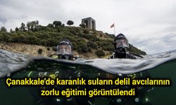 Çanakkale’de karanlık suların delil avcılarının zorlu eğitimi görüntülendi