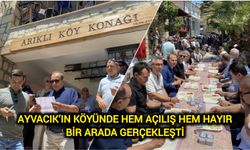 Ayvacık’ın Köyünde Hem Açılış Hem Hayır Bir Arada Gerçekleşti