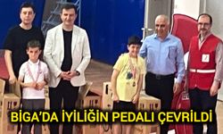Çanakkale Biga’da İyiliğin Pedalı Çevrildi