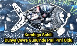 Karabiga sahili Dünya Çevre Günü’nde pırıl pırıl oldu