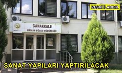 Sanat Yapıları Yaptırılacak