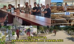Çanakkale Gelibolu’da bayram hazırlıkları tamamlandı