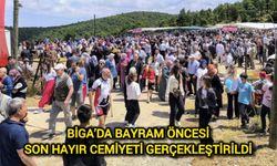 Biga’da Bayram Öncesi Son Hayır Cemiyeti Gerçekleştirildi