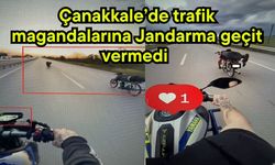 Çanakkale’de trafik magandalarına Jandarma geçit vermedi