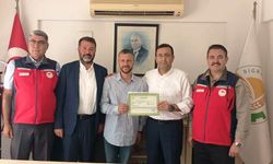 Bigalı üreticiye İl Tarım Müdürlüğü’nden Ödül