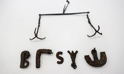 1600 yıllık olduğu değerlendirilen terazi seti bulundu