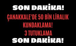Çanakkale'de 50 bin liralık kundaklama! 3 tutuklama