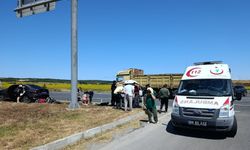 İki otomobil çarpıştı, 9 kişi yaralandı