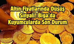 Altın Fiyatlarında Düşüş Sinyali! Biga’da Kuyumcularda Son Durum