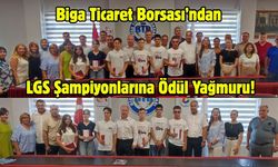 Biga Ticaret Borsası’ndan LGS Şampiyonlarına Ödül Yağmuru!