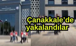 Çanakkale'de yakalandılar (Video)
