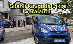 Silahlı kavgada 5 kişi yaralandı