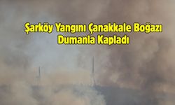 Şarköy Yangını Çanakkale Boğazı Dumanla Kapladı