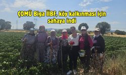 ÇOMÜ Biga İİBF, köy kalkınması için sahaya indi