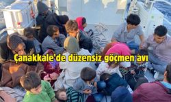 Çanakkale açıklarında 27 düzensiz göçmen kurtarıldı