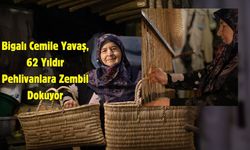 Bigalı Cemile Yavaş Kispetin yareni zembili 62 yıldır pehlivanlar için dokuyor