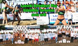 Lapseki Belediyesi Plaj Voleybolu Turnuvası sona erdi
