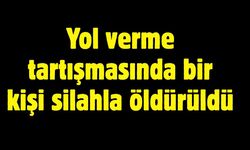 Yol verme tartışmasında bir kişi silahla vuruldu