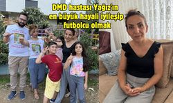 DMD hastası Yağız'ın en büyük hayali iyileşip futbolcu olmak