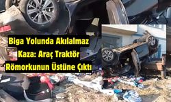 Çanakkale Lapseki’de Akılalmaz Kaza