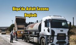 Biga’da Asfalt Sezonu Başladı