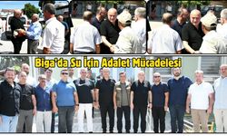 Biga’da Su İçin Adalet Mücadelesi
