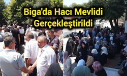 Çanakkale Biga'da Hacı Mevlidi Gerçekleştirildi
