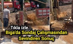 Biga’da Sondaj Çalışmasından Sevindiren Sonuç