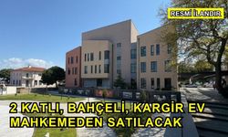2 Katlı, Bahçeli, Kargir Ev Mahkemeden Satılacak